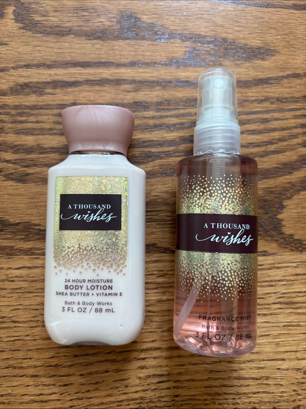 Bath & Body Works A Thousand Wishes body lotion and fragrance mist